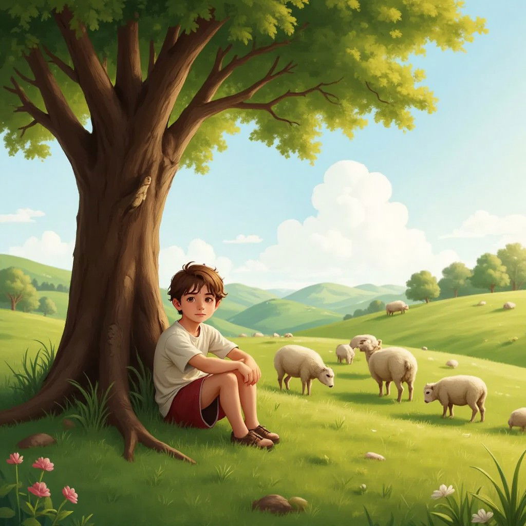 الذئب والراعي 