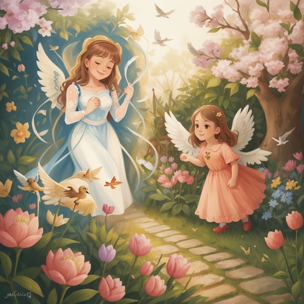 Angelic Adventures in the Secret Garden