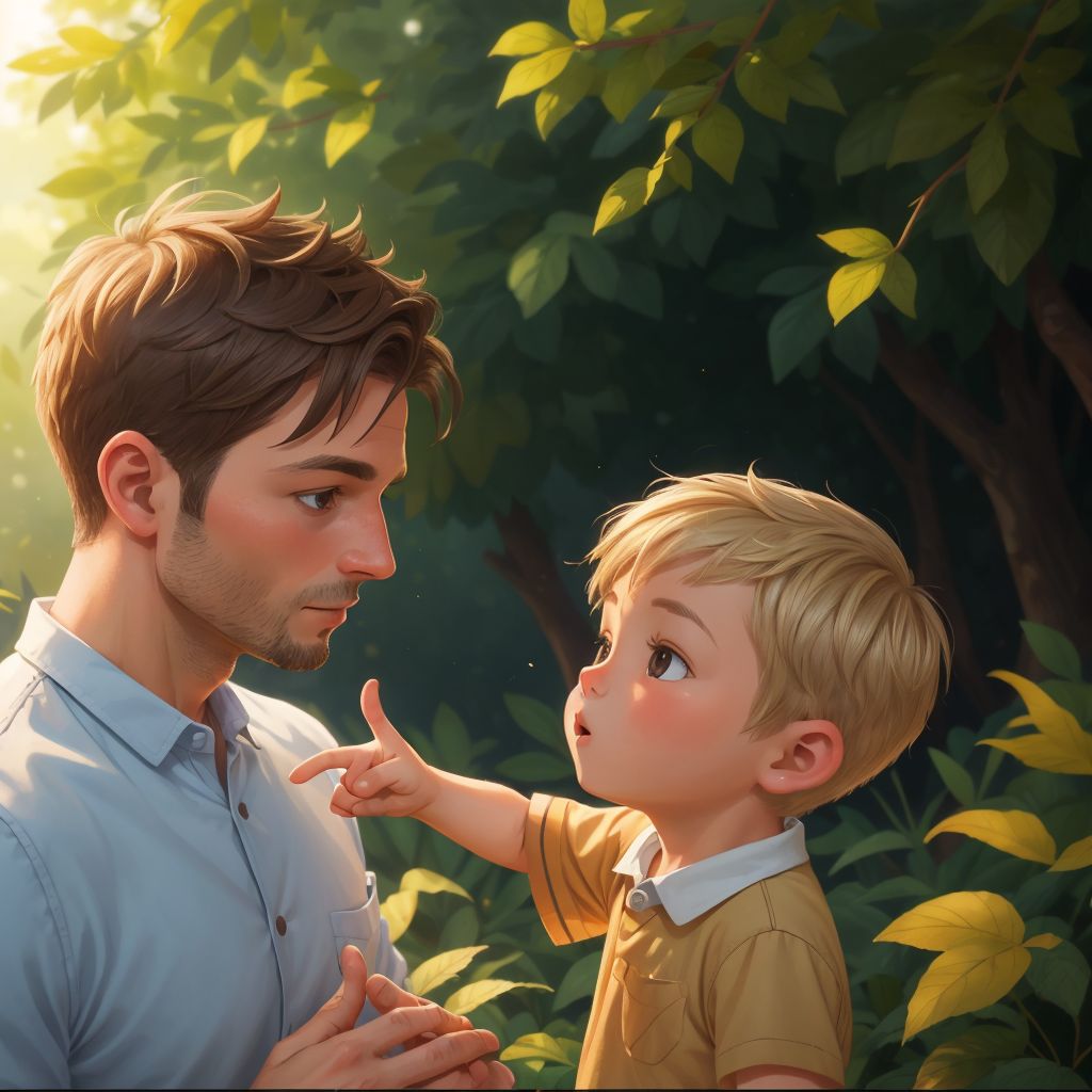 Ekin and his dad's forest adventure