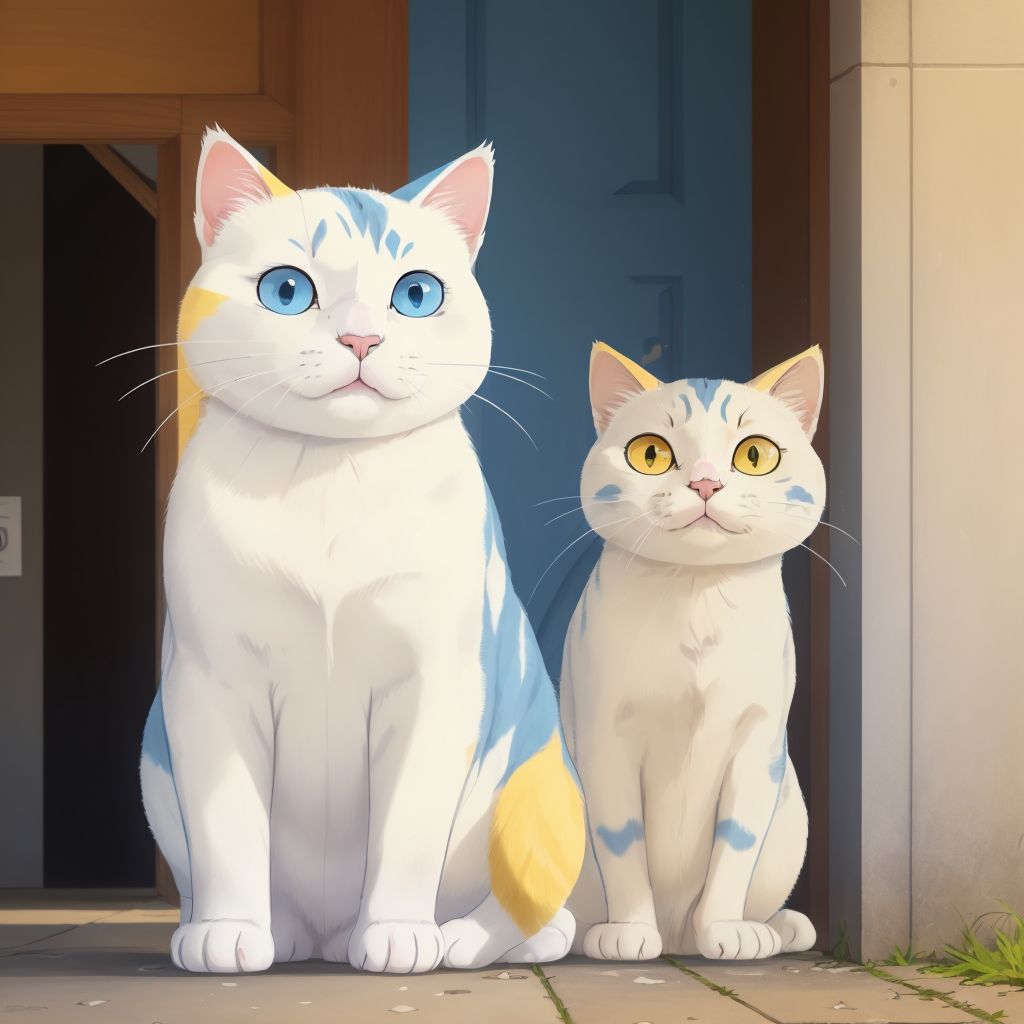 My Cat Dwight and His Two Colored Eyes