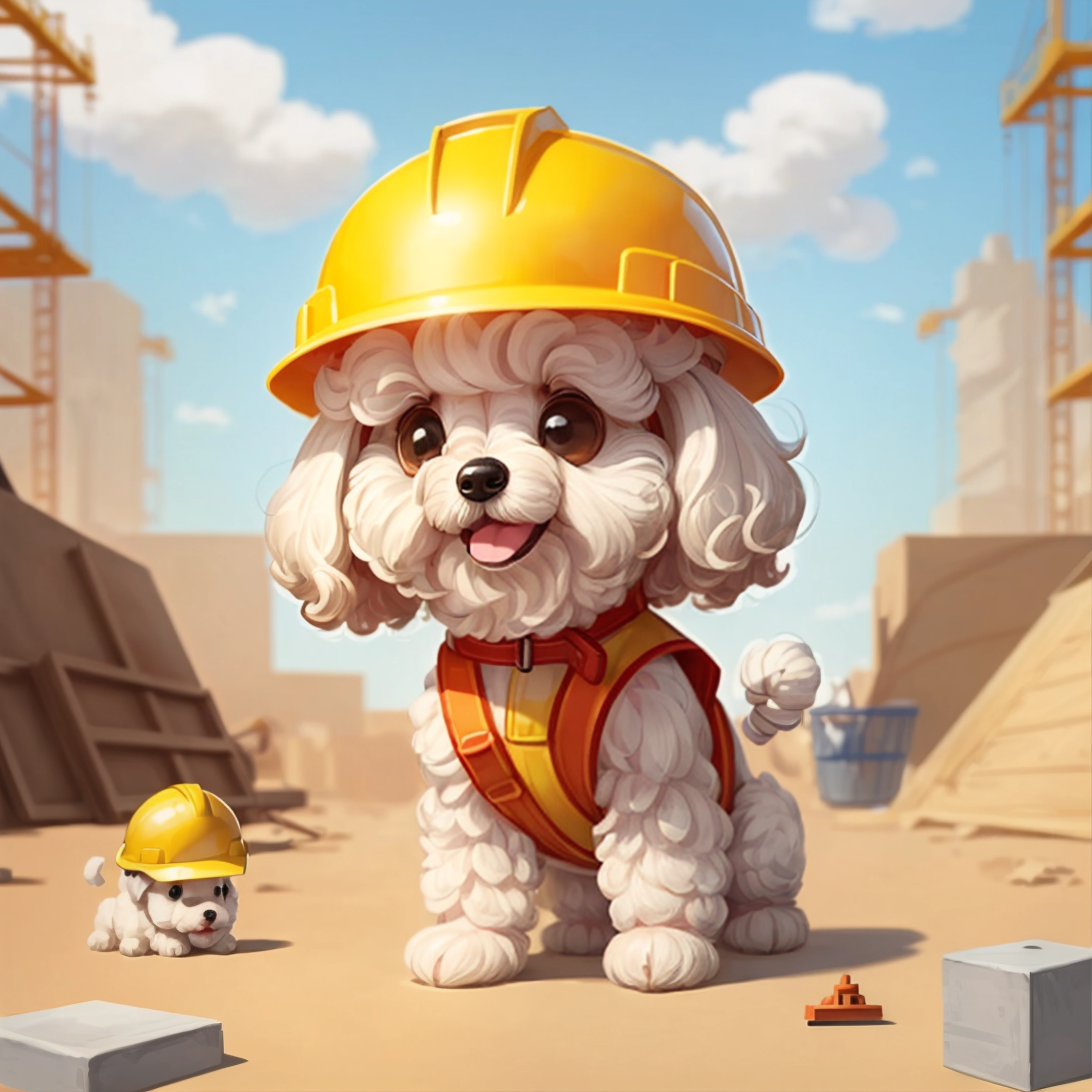 "Paws on the Job: The Adventures of Pete the Construction Pup"
