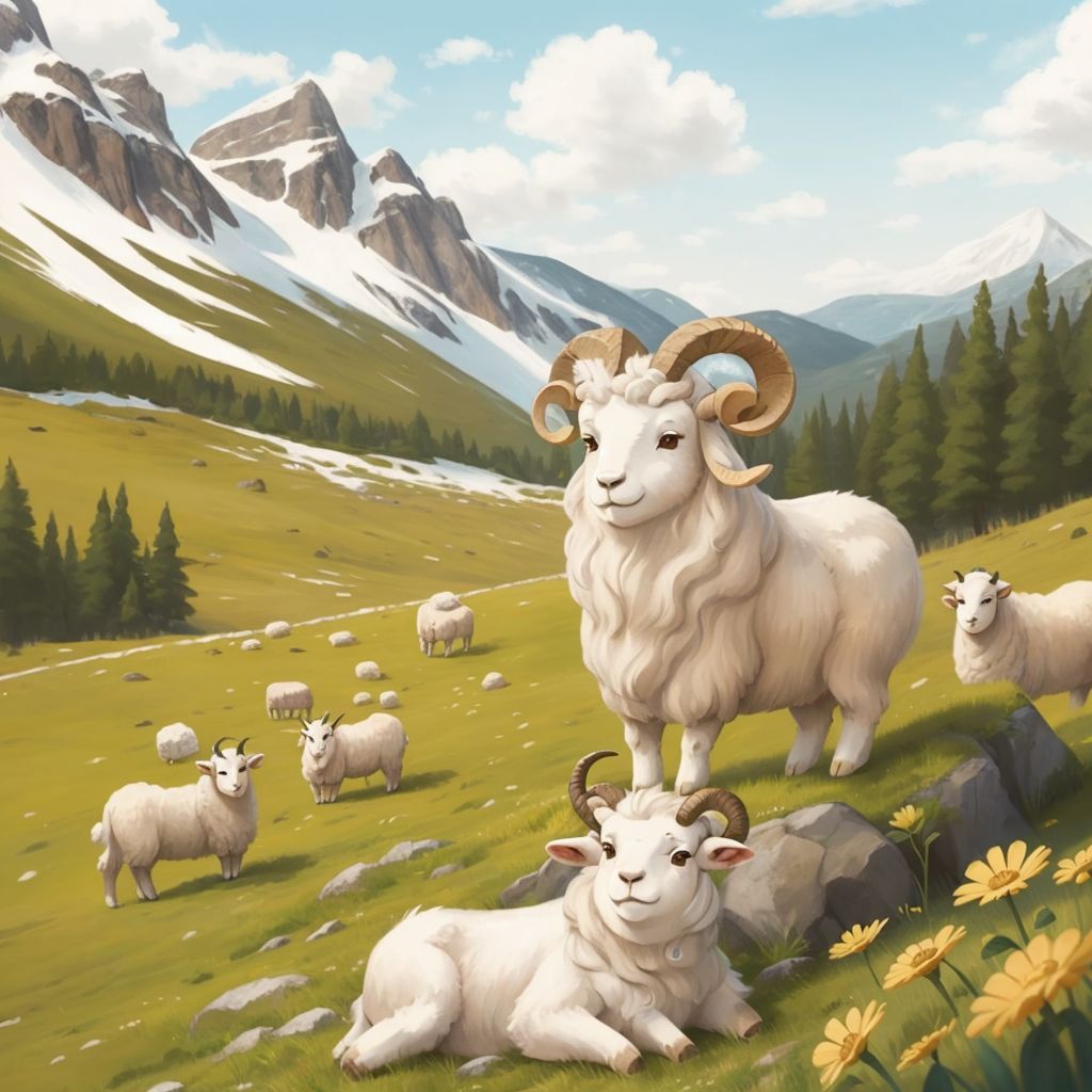 Pudi and the Brave sheep