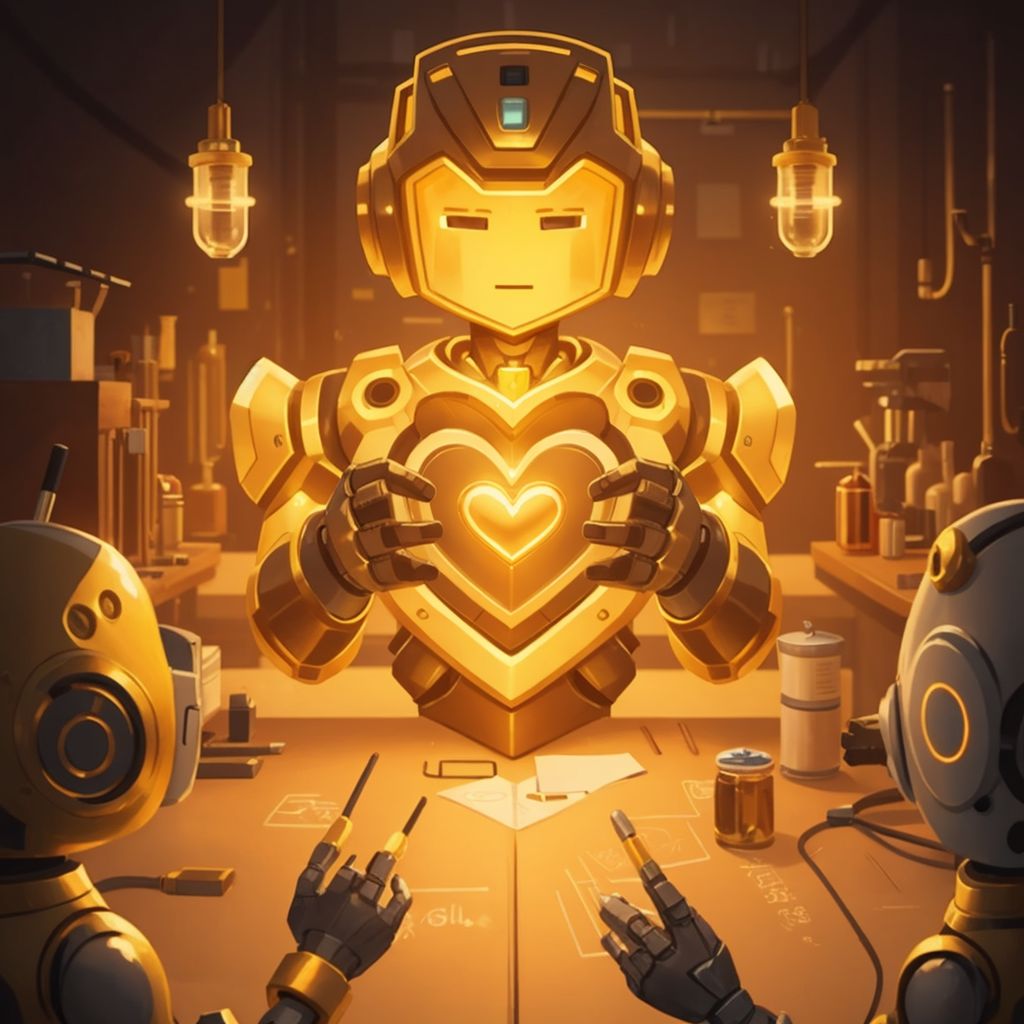 The Robot with a Golden Heart