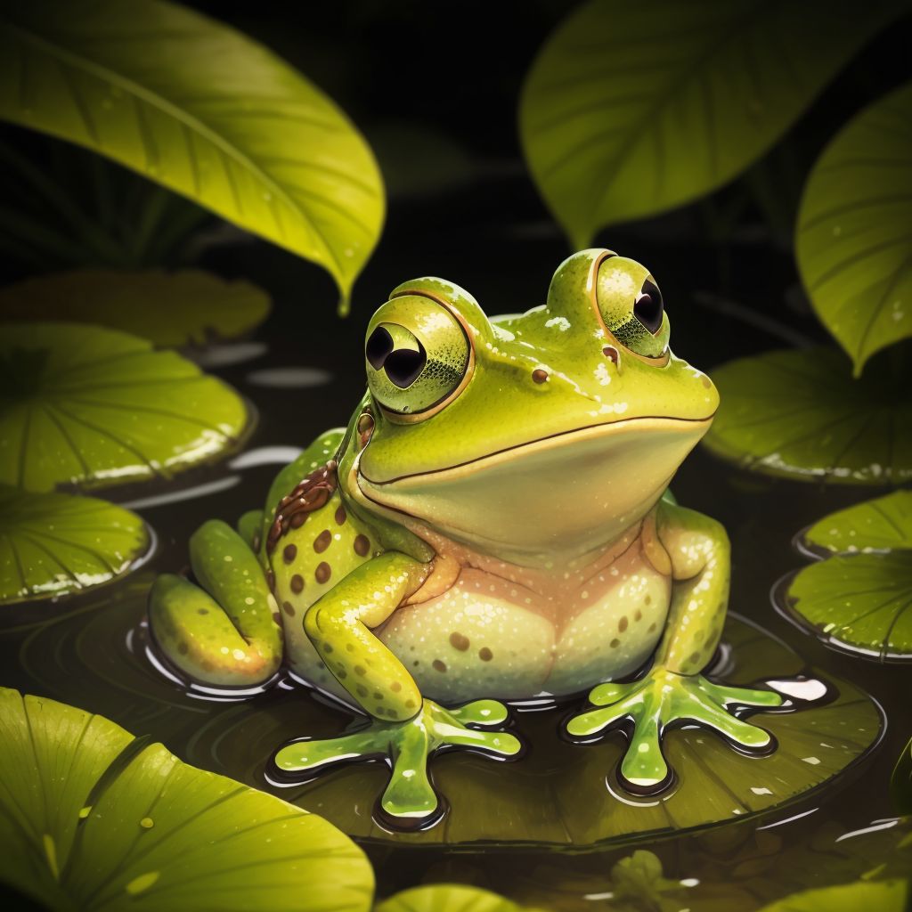 The Three Friendly Frogs